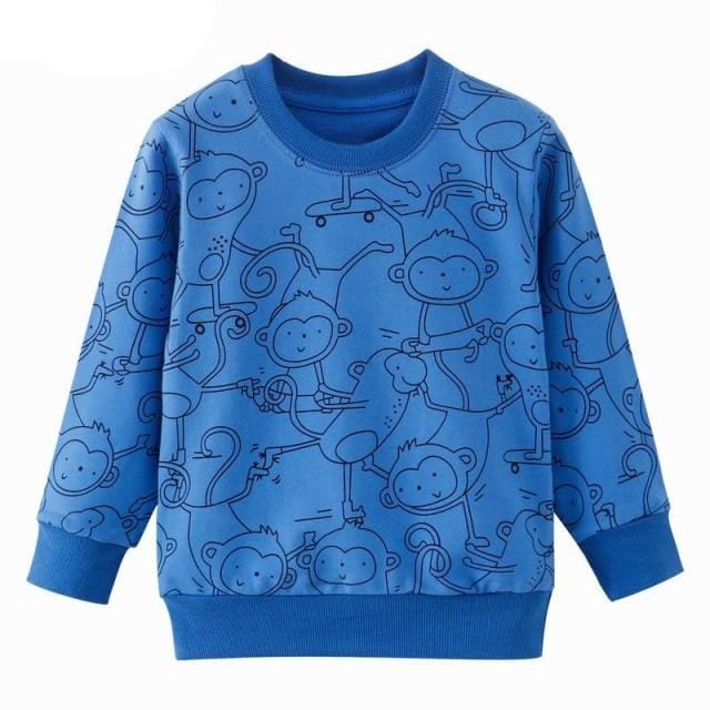 Boys Dinosaur Print Hoodie