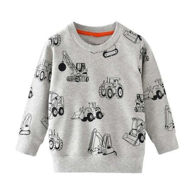 Boys Dinosaur Print Hoodie