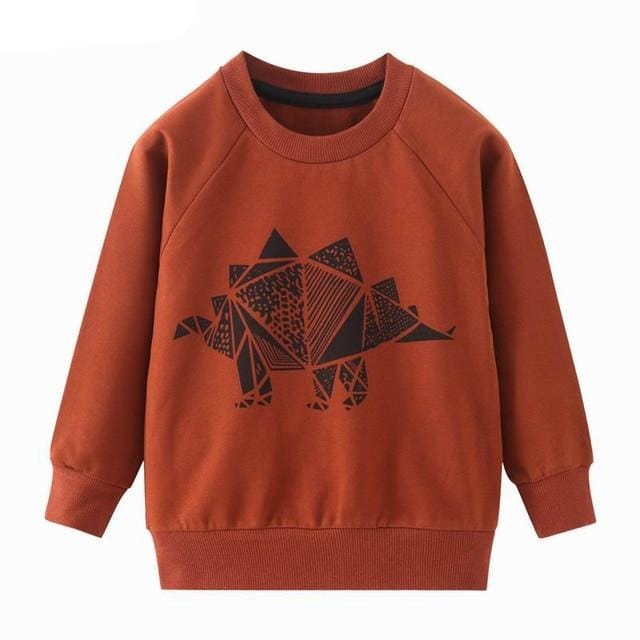 Boys Dinosaur Print Hoodie