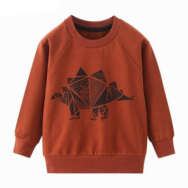 Boys Dinosaur Print Hoodie