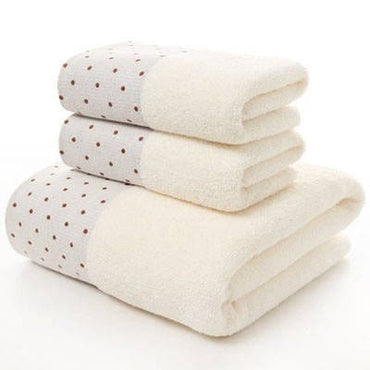 100% Cotton Geometric Pattern Bath Towel For Adults - east2cart.uk