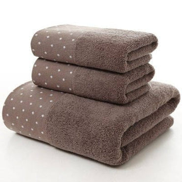 100% Cotton Geometric Pattern Bath Towel For Adults - east2cart.uk