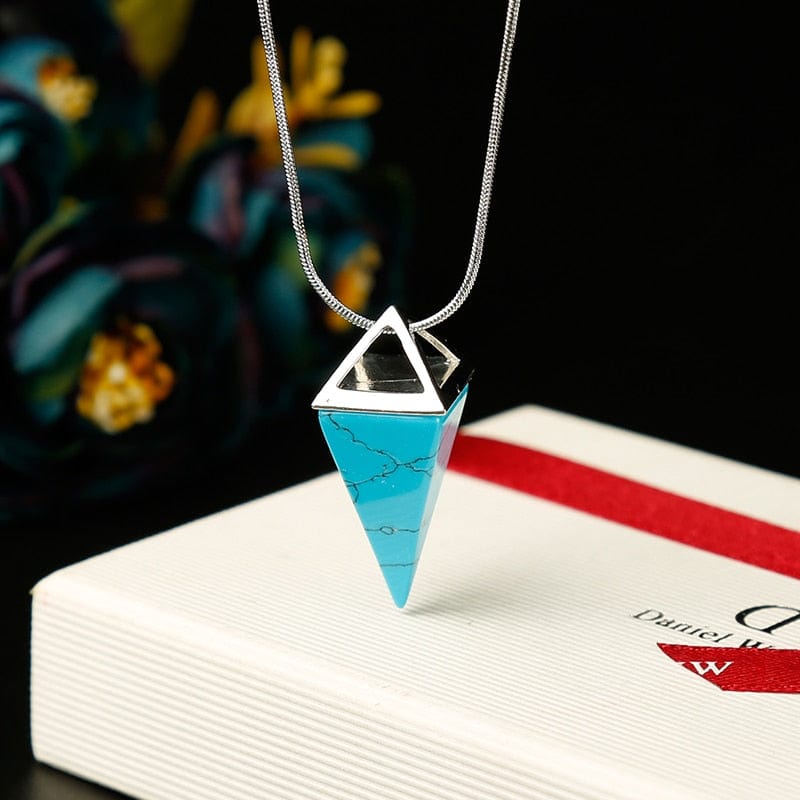 Conical Pyramid Noble Pendant - east2cart.uk