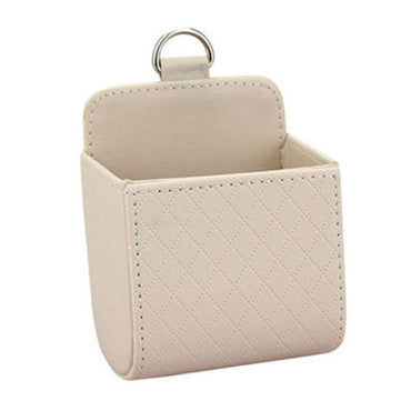 Chic PU Leather Air Vent Outlet Storage Bag - east2cart.uk