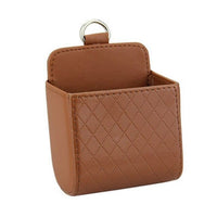 Chic PU Leather Air Vent Outlet Storage Bag - east2cart.uk