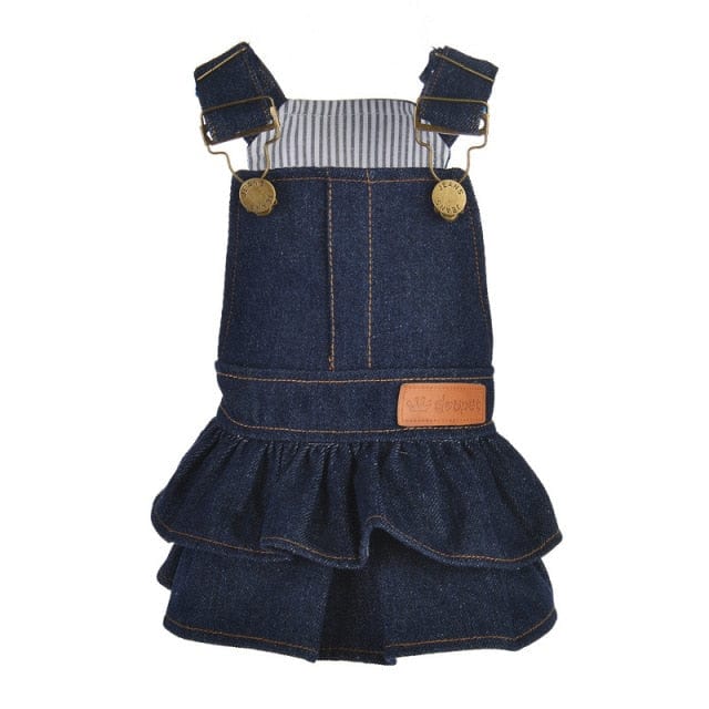 Dogs Clothing Tutu Denim Skirt - east2cart.uk