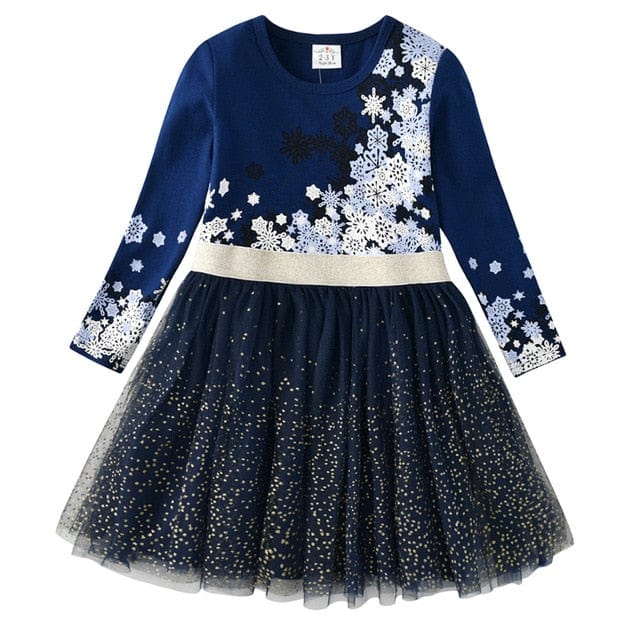 Girls Long Sleeve Winter Dress