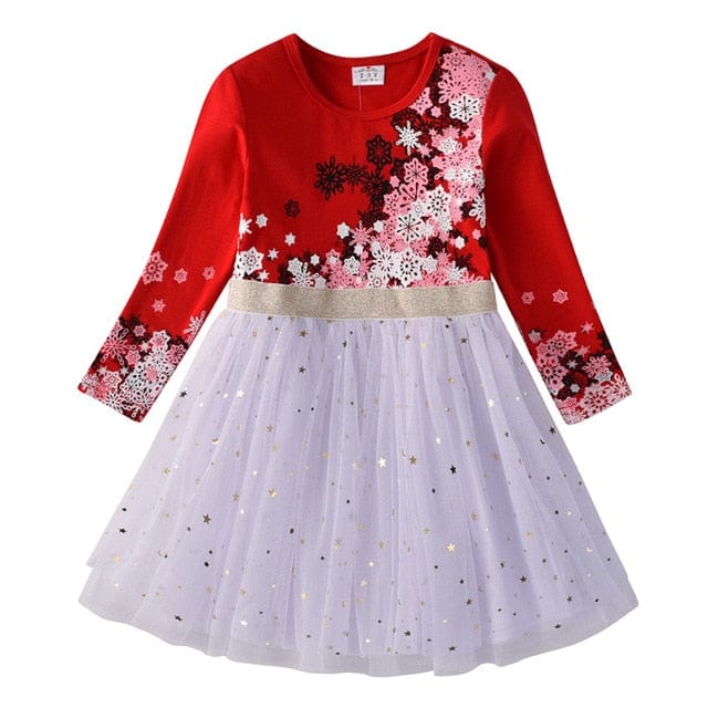 Girls Long Sleeve Winter Dress