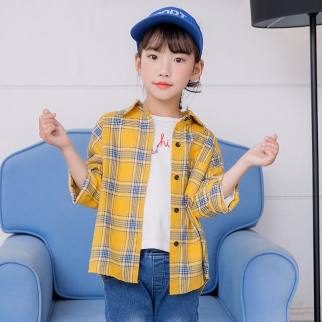 Girls Cotton Striped Shirts