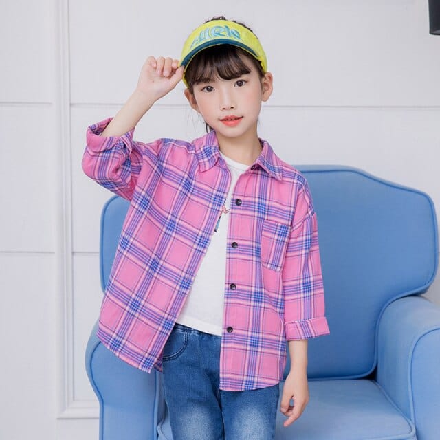 Girls Cotton Striped Shirts