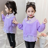 Girls Cotton Striped Shirts