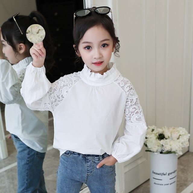 Girls Cotton Striped Shirts