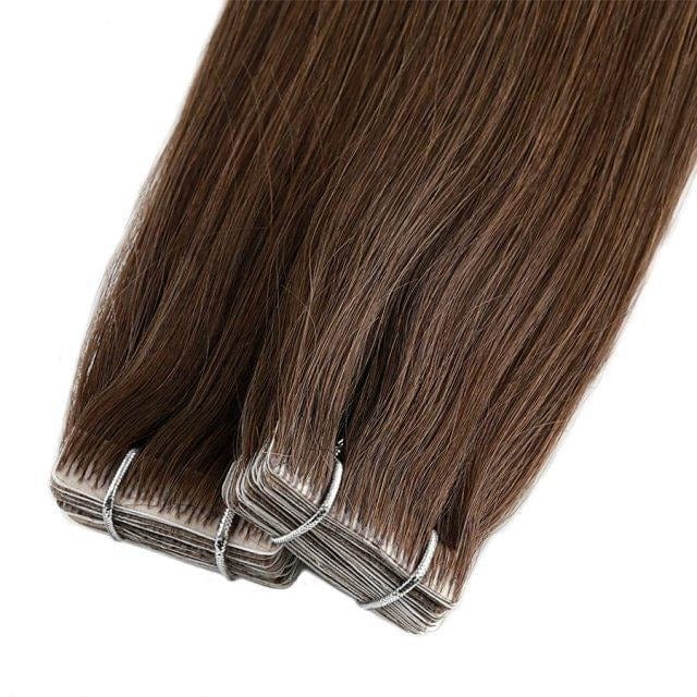 Neitsi Straight PU Skin Weft Hand Tied Tape In Adhesives Remy Human Hair Extensions 16" 20" 24" Virgin Invisible Seamless Tape - east2cart.uk