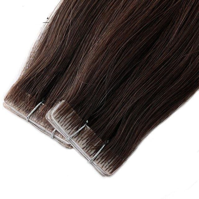 Neitsi Straight PU Skin Weft Hand Tied Tape In Adhesives Remy Human Hair Extensions 16" 20" 24" Virgin Invisible Seamless Tape - east2cart.uk