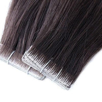 Neitsi Straight PU Skin Weft Hand Tied Tape In Adhesives Remy Human Hair Extensions 16" 20" 24" Virgin Invisible Seamless Tape - east2cart.uk