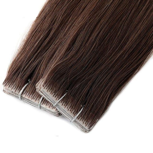 Neitsi Straight PU Skin Weft Hand Tied Tape In Adhesives Remy Human Hair Extensions 16" 20" 24" Virgin Invisible Seamless Tape - east2cart.uk