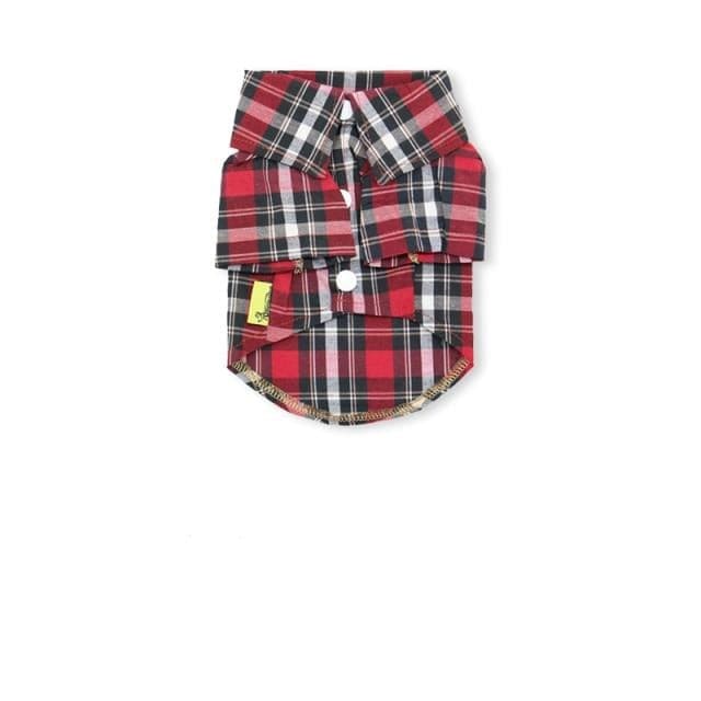 Summer Pet Dog Clothes Plaid Shirt For Small Medium Dogs Chihuahua Teddy Yorkie Clothing Puppy Cotton Vest Cat Costume XS-XXL - east2cart.uk