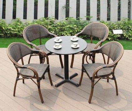 Outdoor table and chairs patio balcony set - east2cart.uk