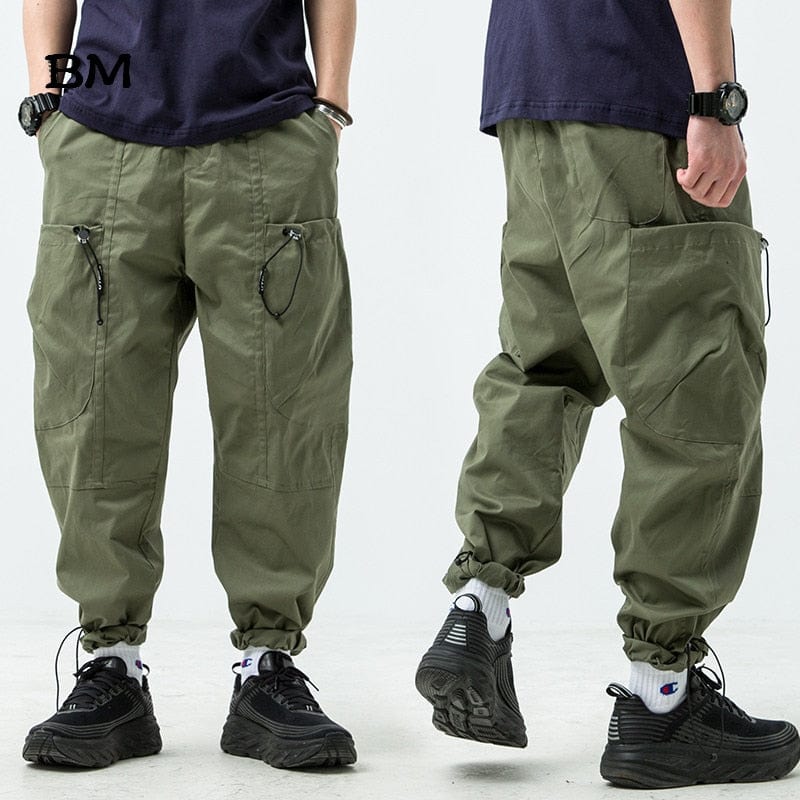 Pleated Cargo Pants