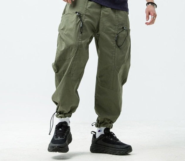 Pleated Cargo Pants