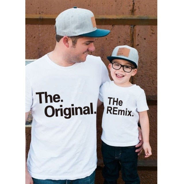 The ORIGINAL and The Remix family matching clothing