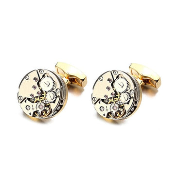 Steampunk Watch Men's Cufflinks - east2cart.uk