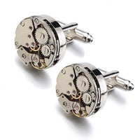 Steampunk Watch Men's Cufflinks - east2cart.uk