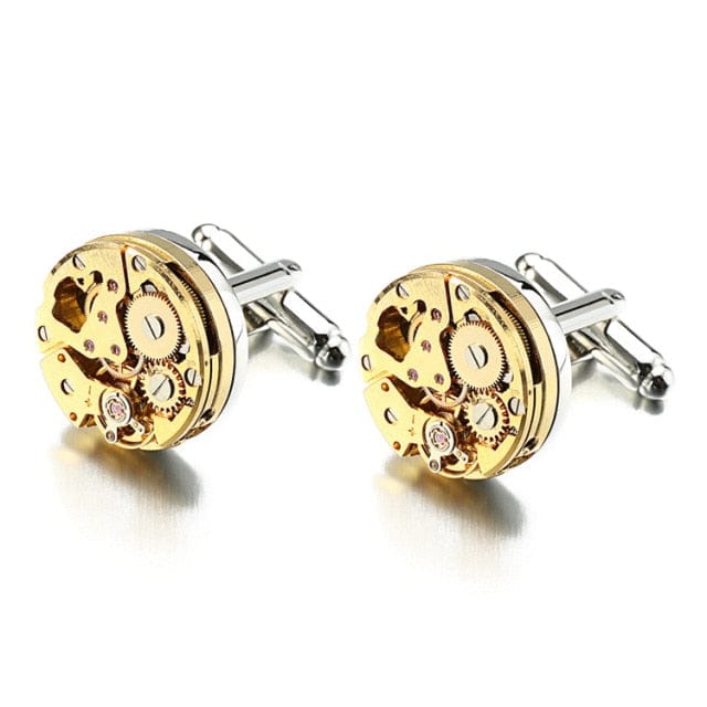 Steampunk Watch Men's Cufflinks - east2cart.uk