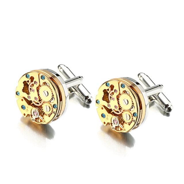 Steampunk Watch Men's Cufflinks - east2cart.uk