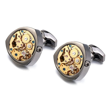 Steampunk Watch Men's Cufflinks - east2cart.uk