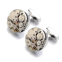 Steampunk Watch Men's Cufflinks - east2cart.uk