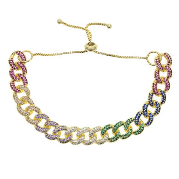 Rainbow Color Ladies Fashion Bracelet - east2cart.uk