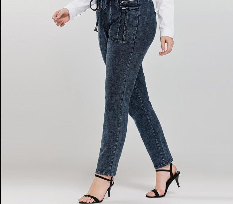 LIH HUA Women's Plus Size Casual Jeans high flexibility - east2cart.uk