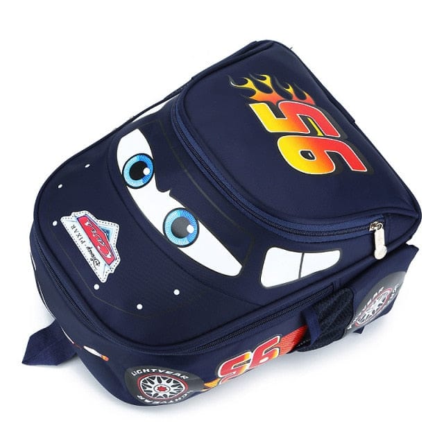 Plush car children's bag kindergarten female baby boy safety backpack primary school students 3-6 years old - east2cart.uk