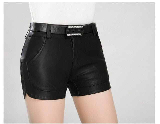 PU Leather Shorts