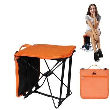 PLAY-KING portable foldable camping chair bag folding hiking outdoor bag for trekking picnic Beach Seat Fishing Tools Chair - east2cart.uk