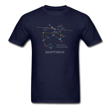 Zodiac Constellation Cotton T-shirt