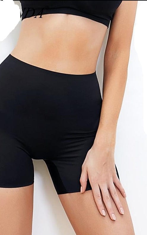 Women Safety Slip Shorts Under Skirt Seamless Anti Chafing Boxer High Waist Boyshorts Anti-emptied Panties Yo Ga Short Pants - east2cart.uk