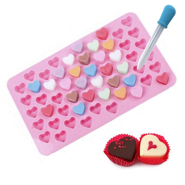 DIY Heart Shaped Silicone Bar Ice Mould