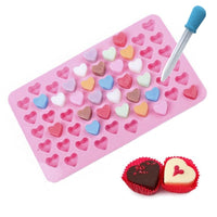 DIY Heart Shaped Silicone Bar Ice Mould