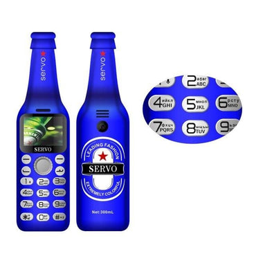 Wine Bottle Mini Mobile Phone V8 Bluetooth - east2cart.uk