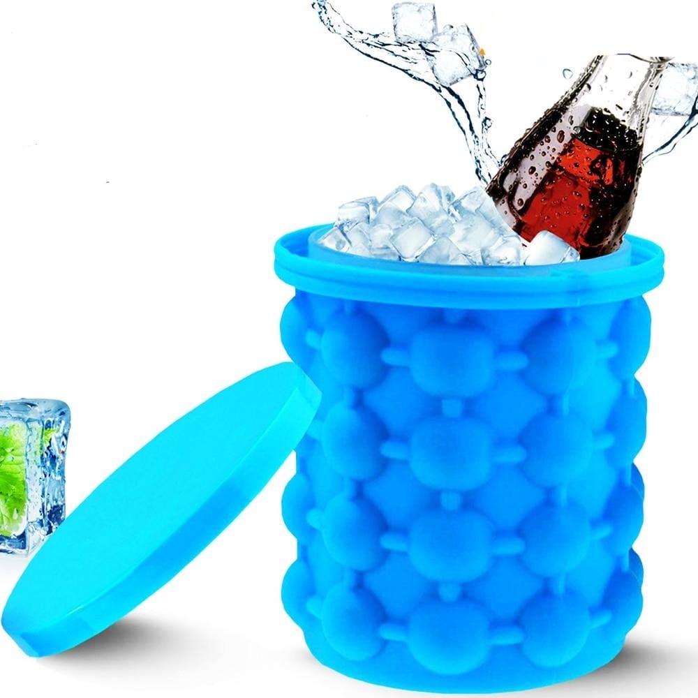 Large Silicone Ice Bucket Mold Barware - east2cart.uk