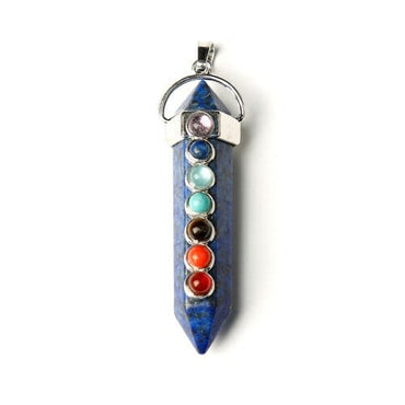 1PC Seven-colour natural crystal gem pendant - east2cart.uk