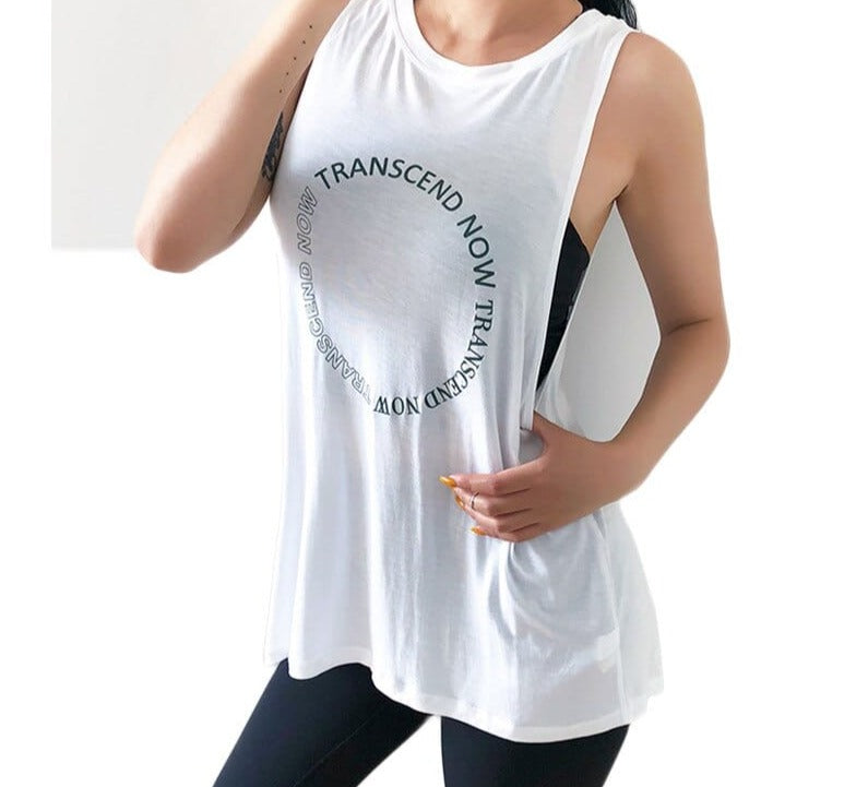 Loose quick-dry Sleeveless T-shirt