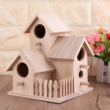 Creative Wooden Bird House - east2cart.uk