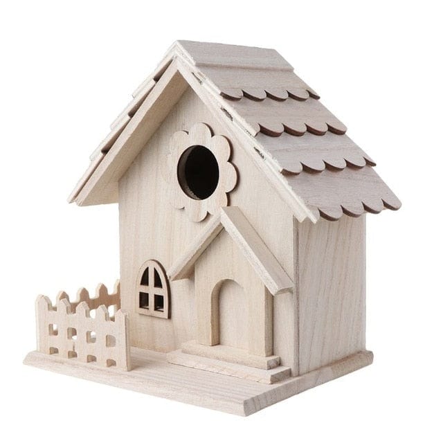 Creative Wooden Bird House - east2cart.uk