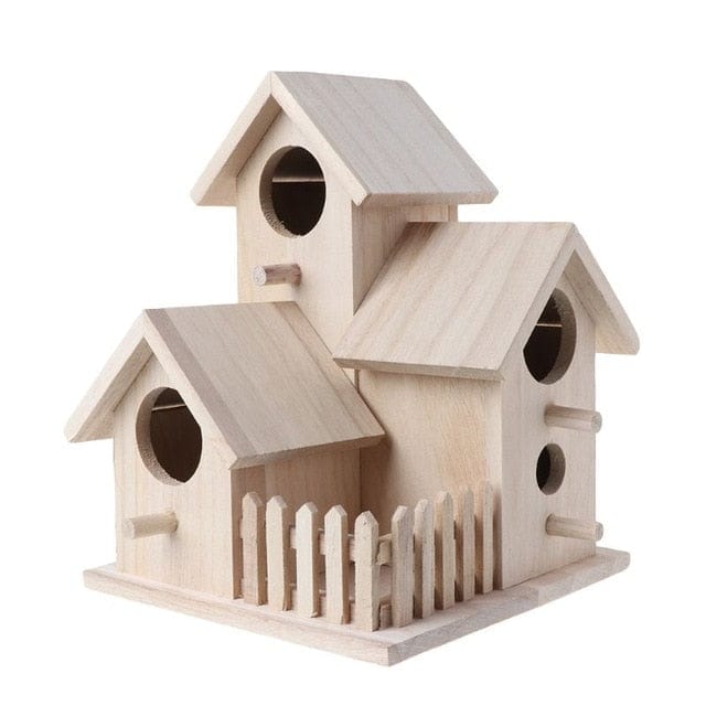 Creative Wooden Bird House - east2cart.uk