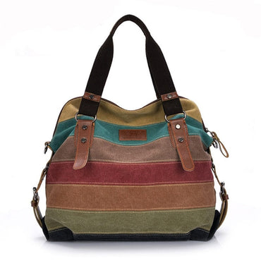 Ladies Fashion Canvas Shoulder Bag - east2cart.uk