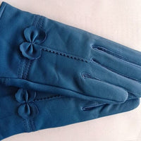 Women Genuine Leather Winter Warm Glove Ladies Real Sheep Leather Gloves Girls Driving Fashion Female Luxury Wool lined Gloves - east2cart.uk