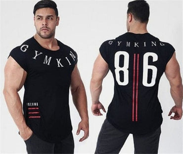 New large-type men Gyms T-shirt Fitness Bodybuilding Workout t shirt Man Summer Sports Running t shirt men shirt Brand Clothing - east2cart.uk